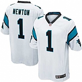 Nike Men & Women & Youth Panthers #1 Cam Newton White Team Color Game Jersey,baseball caps,new era cap wholesale,wholesale hats